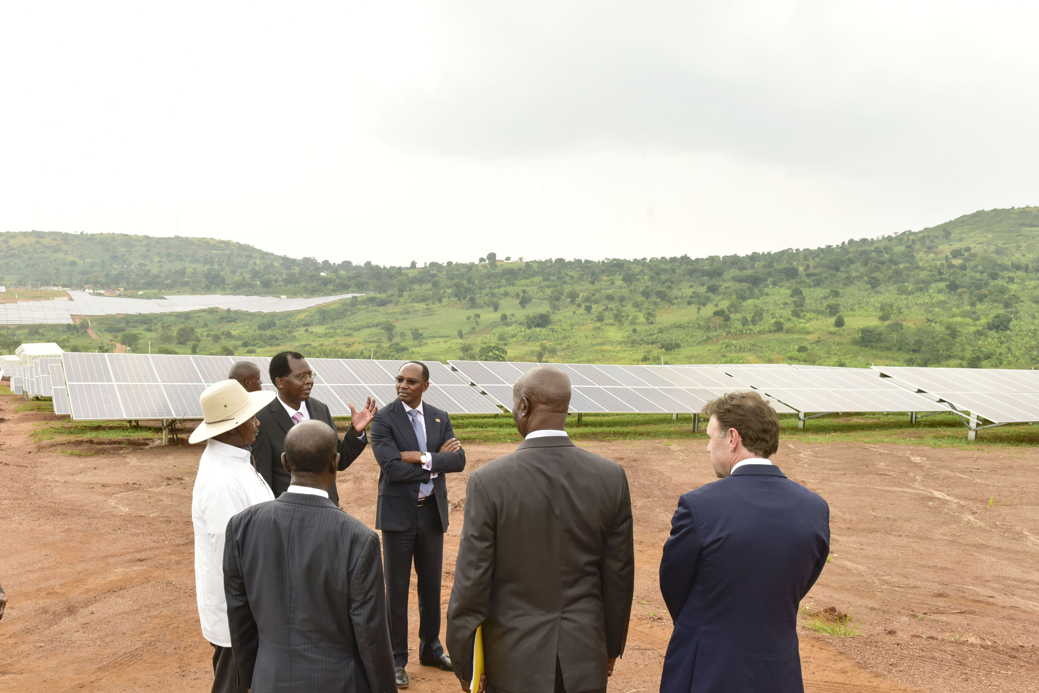 President Museveni commissions Mega solar project in Gomba District ...