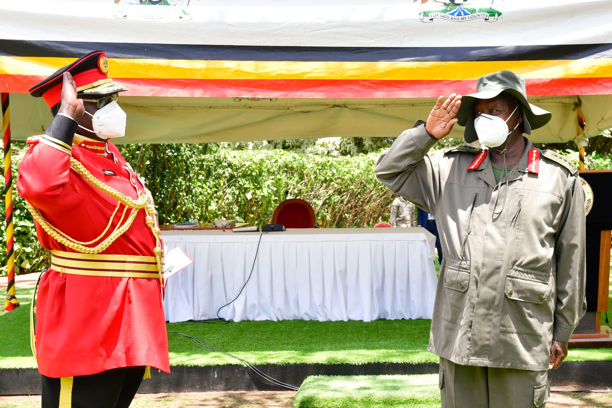 President Museveni Bids Farewell to Retiring Bush War Generals - The ...