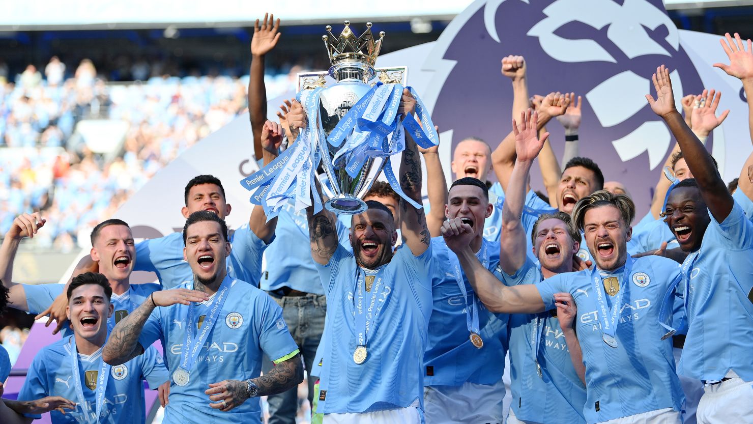 Manchester City have been crowned 2023/24 Premier League champions ...